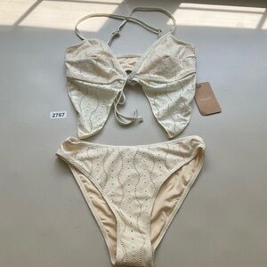 Cream Bikini Set